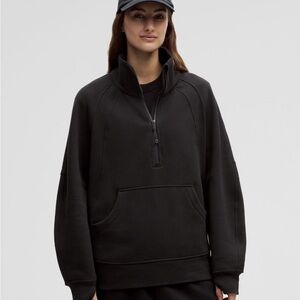 SOLD Scuba oversized funnel neck half-zip long